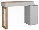 Schreibtisch Regina 49411 Sonoma Eiche Trüffel Dekor - Weiß - 130 x 88 x 40 cm - Holzwerkstoff