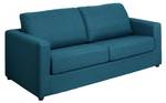 Schlafsofa DONETO Blau - Textil - 90 x 90 x 194 cm