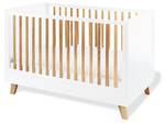 Ensemble de chambre de bébé Pan Kids 3 éléments - Blanc / Chêne - Largeur : 1 cm