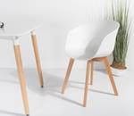 Lot de 4 chaises ALBORG Blanc