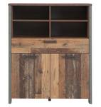 Highboard Cedric 7 Braun - Holzwerkstoff - 107 x 128 x 42 cm