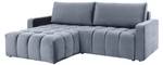 Schlafsofa ESILIA Grau - Textil - 180 x 95 x 288 cm