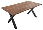 Esstisch LOTTI Beige - Teak Dekor - 180 x 90 cm