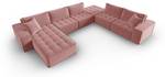 modulares U-Formsofa MIKE 8 Sitzplätze Pink