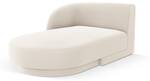 Chaiselongue MILEY Hochglanz Beige