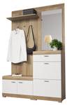 Garderobe-Set Stella Braun - Holzwerkstoff - 135 x 34 cm