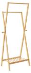 Garderobenständer Keitele Braun - Bambus - 150 x 150 x 42 cm