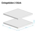 Einlegeboden Telsen Wildeiche Dekor - Breite: 47 cm