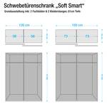 Inlegplanken Soft Smart II wit - 150cm breed/61cm diep