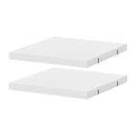 Tablettes d'étagère Cody Lot de 2 - Blanc alpin - Largeur : 41 cm