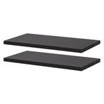 Tablettes d'étagère Cody Lot de 2 - Anthracite