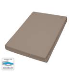 Boxspring-Elastan-Spannbettttuch Nougat - Nougat - 180 x 200 cm