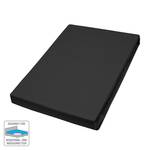 Boxspring-Elastan-Spannbettttuch Schwarz - 140-160 x 200-220 cm - Schwarz - 140 x 200 cm