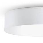 LED-plafondlamp Veneli 1 lichtbron - Essenhouten wit - Diameter lampenkap: 50 cm