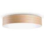 Plafonnier LED Veneli 1 ampoule - Duramen de frêne - Abat-jour diamètre : 50 cm