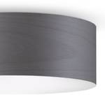 LED-plafondlamp Veneli 1 lichtbron - Essenhouten antraciet - Diameter lampenkap: 30 cm
