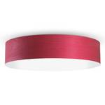 Plafonnier LED Veneli 1 ampoule - Frêne rouge - Abat-jour diamètre : 70 cm