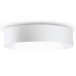 LED-plafondlamp Veneli 1 lichtbron - Essenhouten wit - Diameter lampenkap: 70 cm