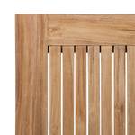 Gartentisch Teak Line Vari Teakholz massiv / Edelstahl - 180 - 180