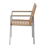 Table et chaises de jardin TEAKLINE 5A Teck massif / Acier inoxydable