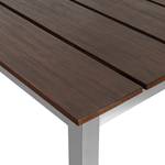 Essgruppe Teakline Premium III Teak massiv / Edelstahl - Dunkelbraun