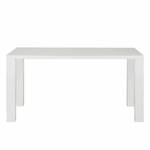 Table de salle à manger Acle Blanc brillant - 120 x 80 cm