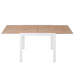 Table extensible Aldan Imitation chêne / Blanc