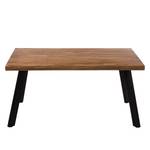 Eettafel Amla massief acaciahout/metaal - acaciahout/antracietkleurig - 160x100cm