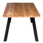 Eettafel Amla massief acaciahout/metaal - acaciahout/antracietkleurig - 180x100cm