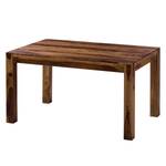 Eettafel Andaman massief sheeshamhout - Sheeshamhout donker honingkleurig - Breedte: 140 cm