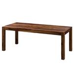 Eettafel Andaman massief sheeshamhout - Sheeshamhout donker honingkleurig - Breedte: 200 cm