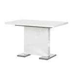 Table extensible Anne Blanc brillant