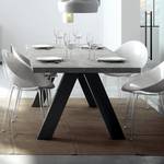 Eettafel Apex betonnen look/mat zwart