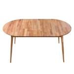 Table BarviWOOD (avec rallonge) Marron - Bois massif - 160 x 75 x 90 cm