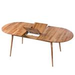 Table BarviWOOD (avec rallonge) Marron - Bois massif - 160 x 75 x 90 cm