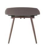 Table extensible Askis Verre / Métal - Taupe