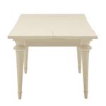 Table Azjana Pin parasol massif - Beige clair - Avec rallonge des deux côtés