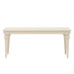 Table Azjana Pin parasol massif - Beige clair - Sans rallonge