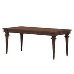 Table Azjana Pin massif - Pin marron - Sans rallonge