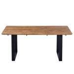 Eettafel BalliduWOOD massief eikenhout/metaal - Breedte: 180 cm