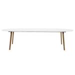 Table extensible Becky Blanc / Caoutchouc