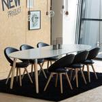 Table extensible Becky Blanc / Caoutchouc