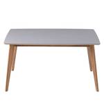 Eettafel Clochau deels massief essenhout - grijs/essenhout - 140x80cm - 140x80cm