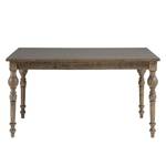 Table Coelestin Orme partiellement massif Marron gris - 180 x 85 cm