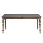 Table Coelestin Orme partiellement massif Marron gris - 150 x 85 cm