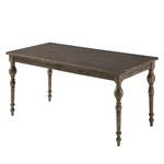 Eettafel Coelestin grijsbruin deels massief olmenhout - 150x85cm