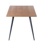 Eettafel Danica eikenhout/mat donkergrijs