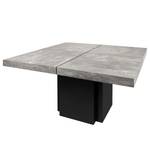 Eettafel Detroit II betonnen look/mat zwart