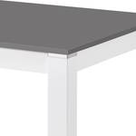 Table Driva Bouleau massif - Blanc / Gris - 140 x 85 cm