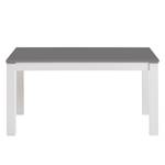 Table Driva Bouleau massif - Blanc / Gris - 140 x 85 cm